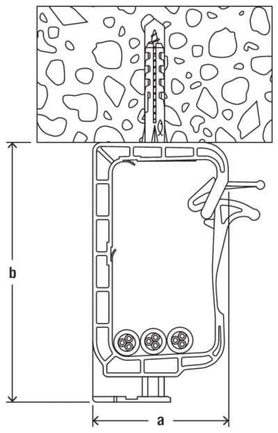 Bild von Kabelbefestigung (mehrere Kabel)-Sammelhalter SHA