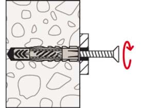 Bild von Universaldübel UX (mit Rand)