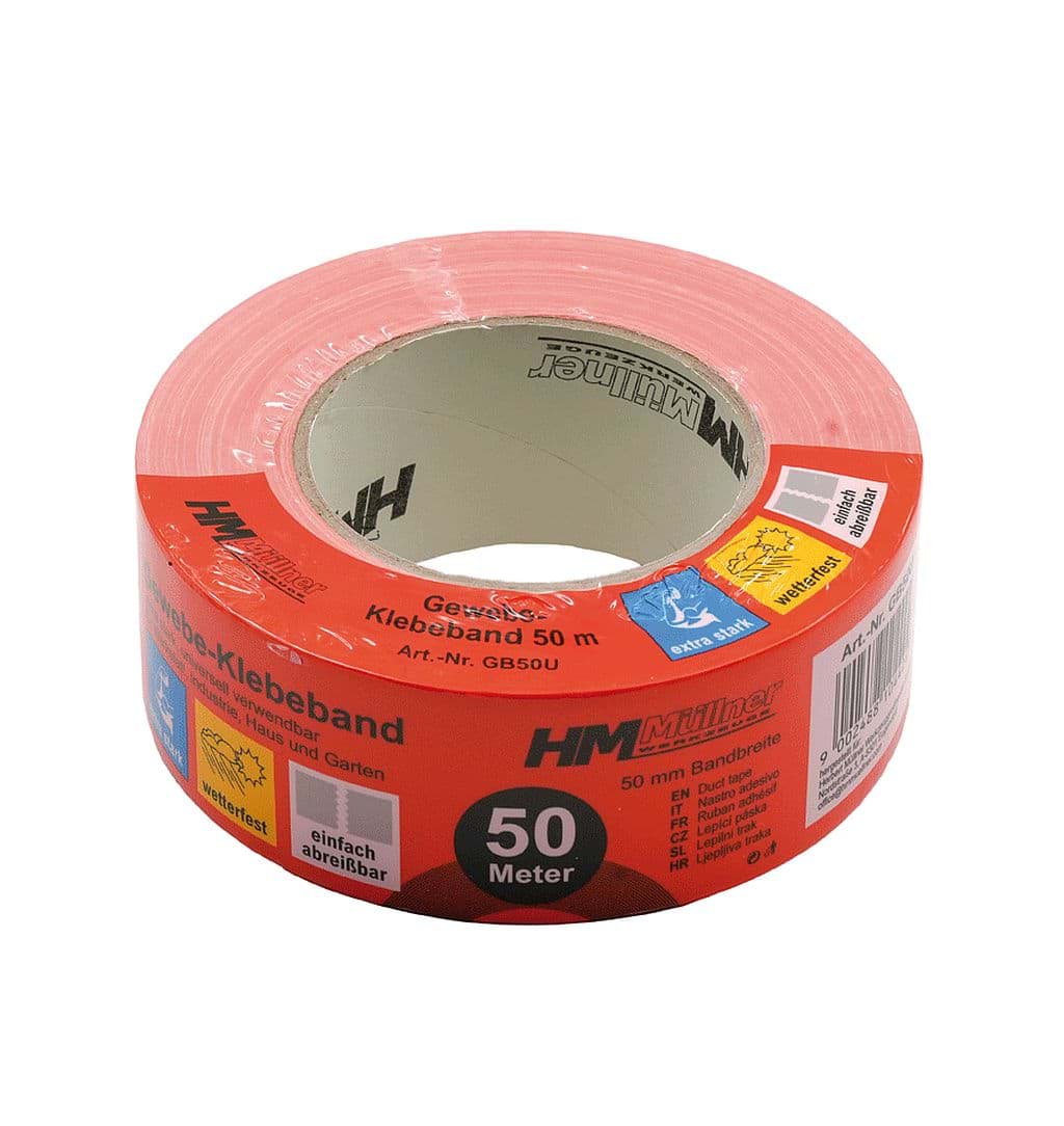 Bild von Gewebeband (orange) 50 mm x 50 m