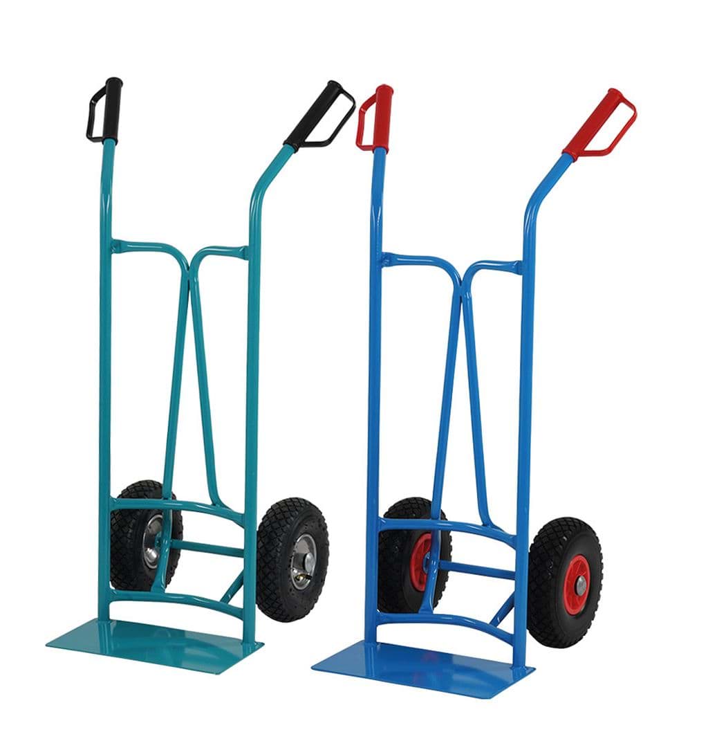 Bild von Sackkarre, Stahlrohr (Bereifung: PU-nagelfest)