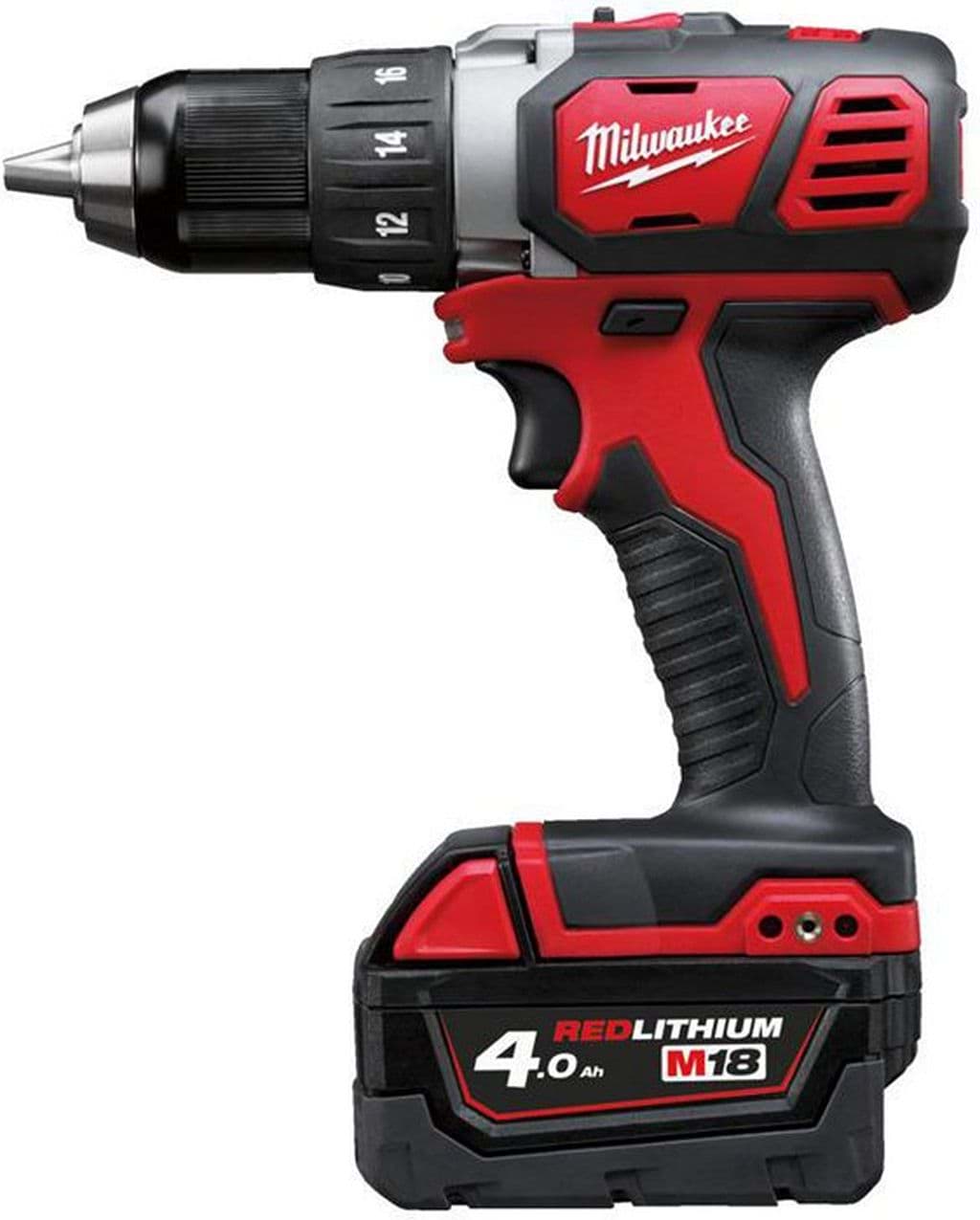 Bild von Akku-Bohrschrauber -18Volt Milwaukee- inkl. 2 Akkus + Ladegerät im Koffer (4933443565)