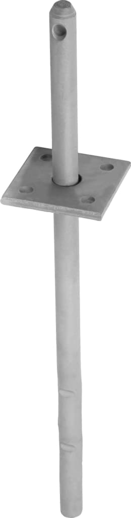 Bild von GH-Stützenfuß Typ D in Beton Auflage: 100x100x6 Dorn 20x120+342mm