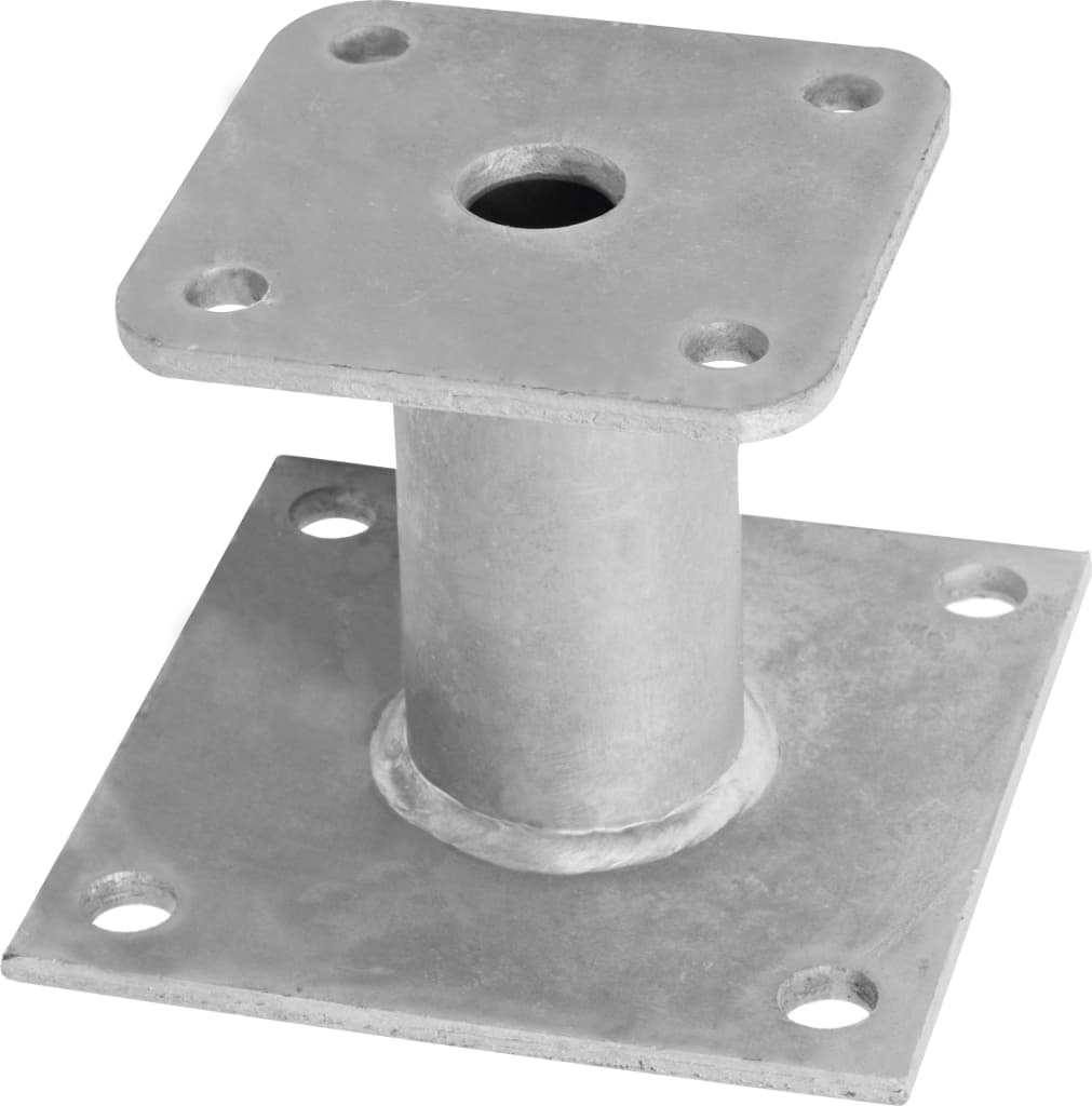 Bild von GH-Stützenfuß Typ P Auflage: 100x100x6,0 Rohr 48,3x100 mm