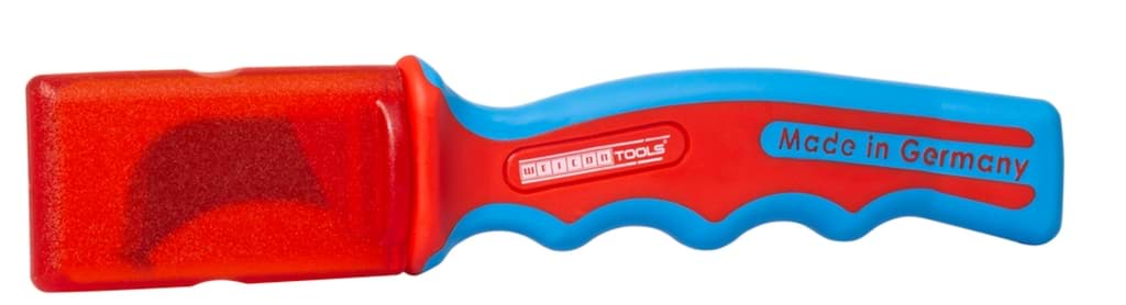 Bild für Kategorie WEICON Kabelmesser HD No.1000 mit 2-Komponenten-Griff inkl. Schutzkappe - für Arbeiten unter Spannung bis 1.000 Volt (VPE=1 Stück)