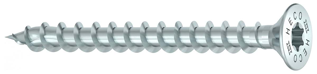 Bild von HECO-TOPIX-plus - 6,0x30 - (HD-30) SeKo, Frästaschen - Stahl vz blau  var. Vollgewinde (VE 200)