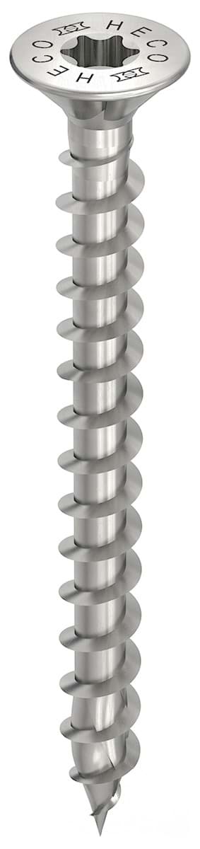 Bild von HECO-TOPIX-plus - 3,0x20 - (TX10) Seko, Frästaschen - Edelstahl A2  var. Vollgewinde (VE 200)