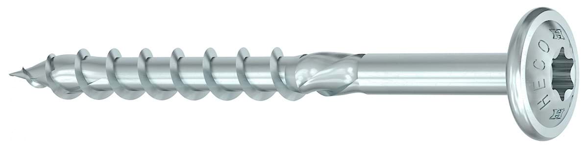 Bild von HECO-TOPIX-plus - 8,0x240 - (TX40) Tellerkopf - Stahl vz blau -Teilgewinde (VE 50)