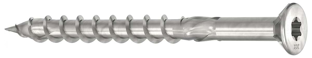 Bild von HECO-TOPIX-plus - 5,0x80 - Terrassenschraube, SeKo, Fräsrippen - Edelstahl A2 - TG (VE 350)
