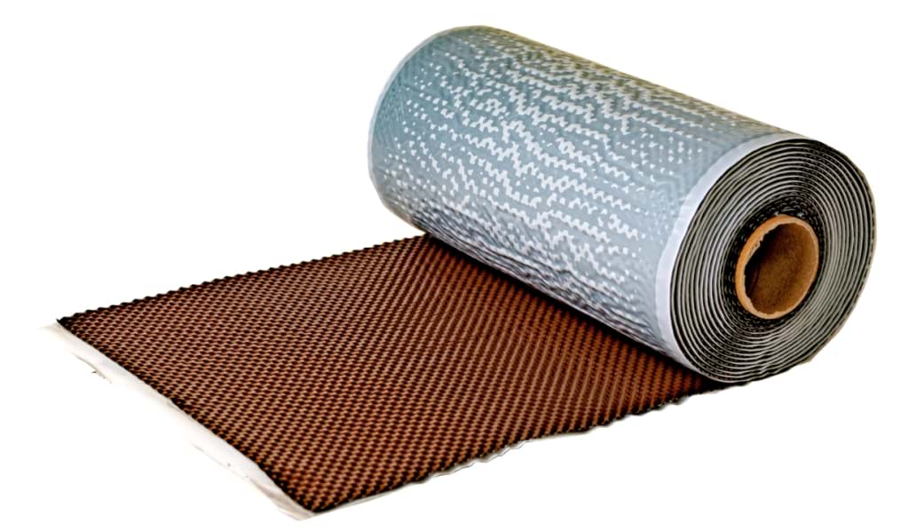 Bild von BWK ECOWAFLEX ALU 300 braun plissiert 4x5m/Ka./ WAND- UND KAMINANSCHLÜSSE