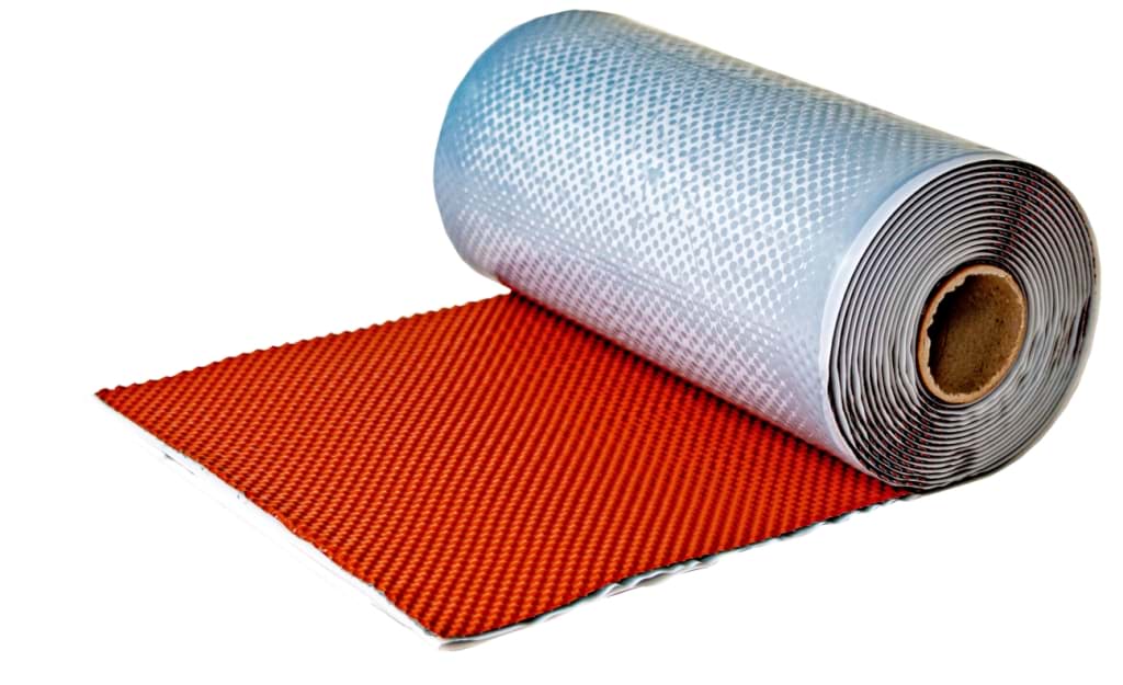 Bild von BWK ECOWAFLEX ALU 300 rot plissiert 4x5m/Ka./ WAND- UND KAMINANSCHLÜSSE